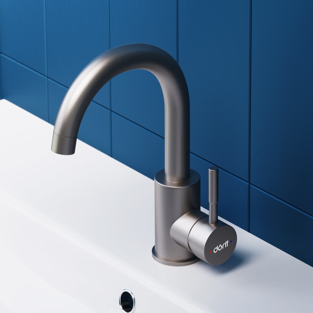 Смеситель для раковины Dorff Logic SS D3002101SS Нержавеющая сталь