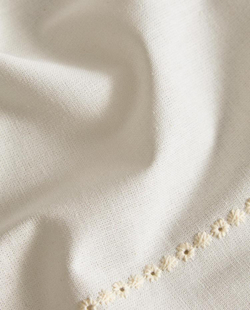ZARA HOME САЛФЕТКА С ВЫШИВКОЙ (УПАКОВКА ИЗ 2 ШТУК), ЭКРЮ