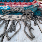 Пончо шерстяное с орнаментом