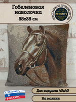 Декоративный гобеленовый чехол для интерьерной подушки Ветер 38*38