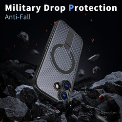 Прозрачный чехол Mesh Pro Magnetic Case для iPhone 17