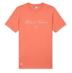 Теннисная футболка Roland Garros Sporty Chic Tiago - coral