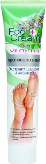 Krem \Крем для ног Belle Jardin против потливости с экстрактом шалфея и лаванды 125 мл