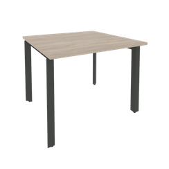 Onix Стол переговорный O.MP-PRG-1.1 Дуб Аттик/Металл Антрацит 980*980*750