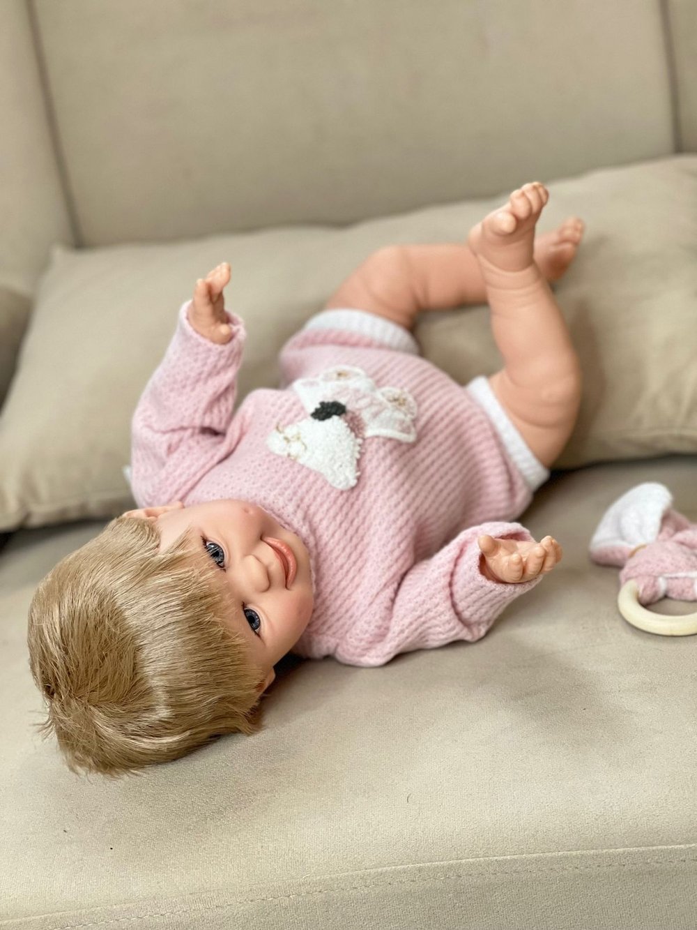 Кукла Marina and Pau 45cм Rosie Teddy мягконабивная в пакете (M1165K)