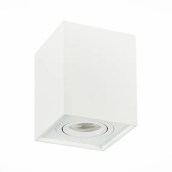 ST109.507.01 Светильник потолочный Белый GU10 1*50W  L100xW100xH123 220V Без ламп Накладные светильники
