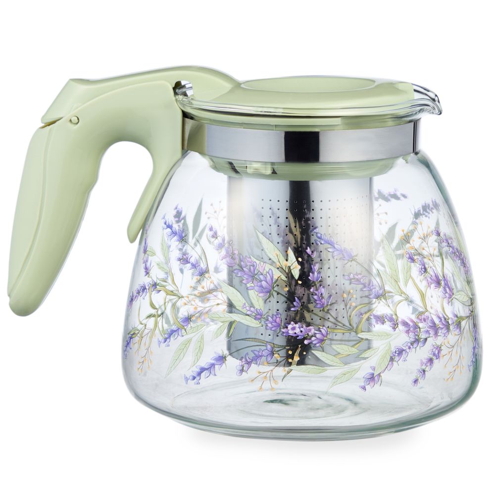 ЗАВАРОЧНЫЙ ЧАЙНИК AGNESS С ФИЛЬТРОМ "ДУША ПРОВАНСА" 900 МЛ.