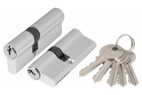 Цилиндровый механизм AJAX AX100/80 mm 35+10+35 CP хром 5 кл. 39837