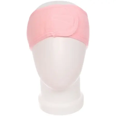 Повязка на голову косметическая «KRASOTA V TEBE», цвет розовый, 8.5*62 см (ZIP пакет)