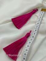 Кисточка для штор пурпурная 8 см