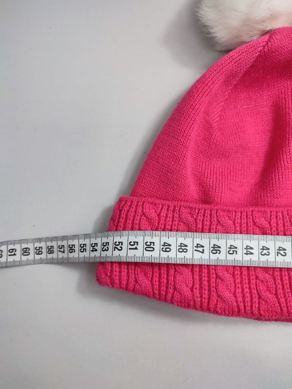 Шапка яркая с шерстью