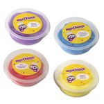 Масса для лепки лёгкая ЮНЛАНДИЯ "ЮНЛАНДИК И ДОМАШНИЕ ЛЮБИМЦЫ", 4 цвета по 45 мл, застывающая, 105020