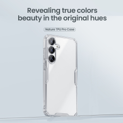 Прозрачный усиленный чехол от Nillkin для Samsung Galaxy S25+ Плюс, серия Nature TPU Pro Case