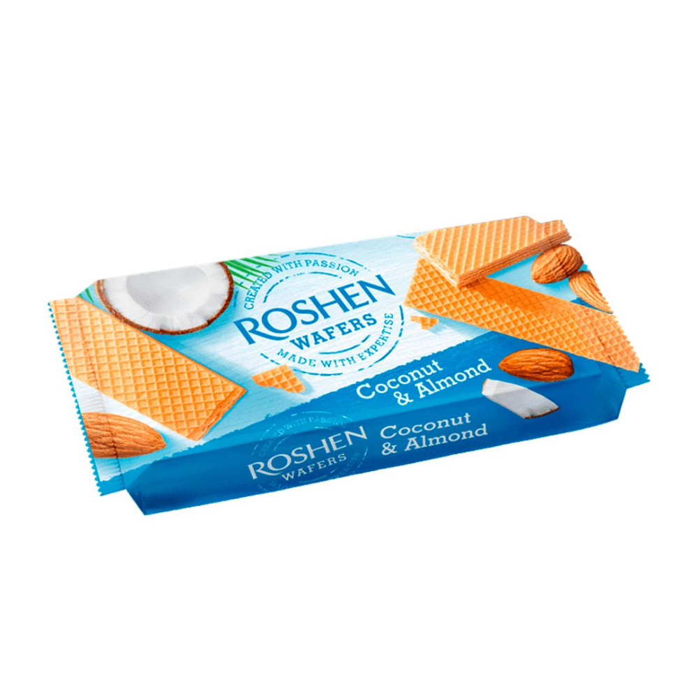 Вафли Roshen со вкусом кокоса и миндаля 380 гр