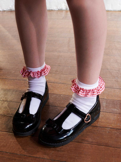 Носки хлопковые школьные для девочки Next A45-568, 5 шт., Белый