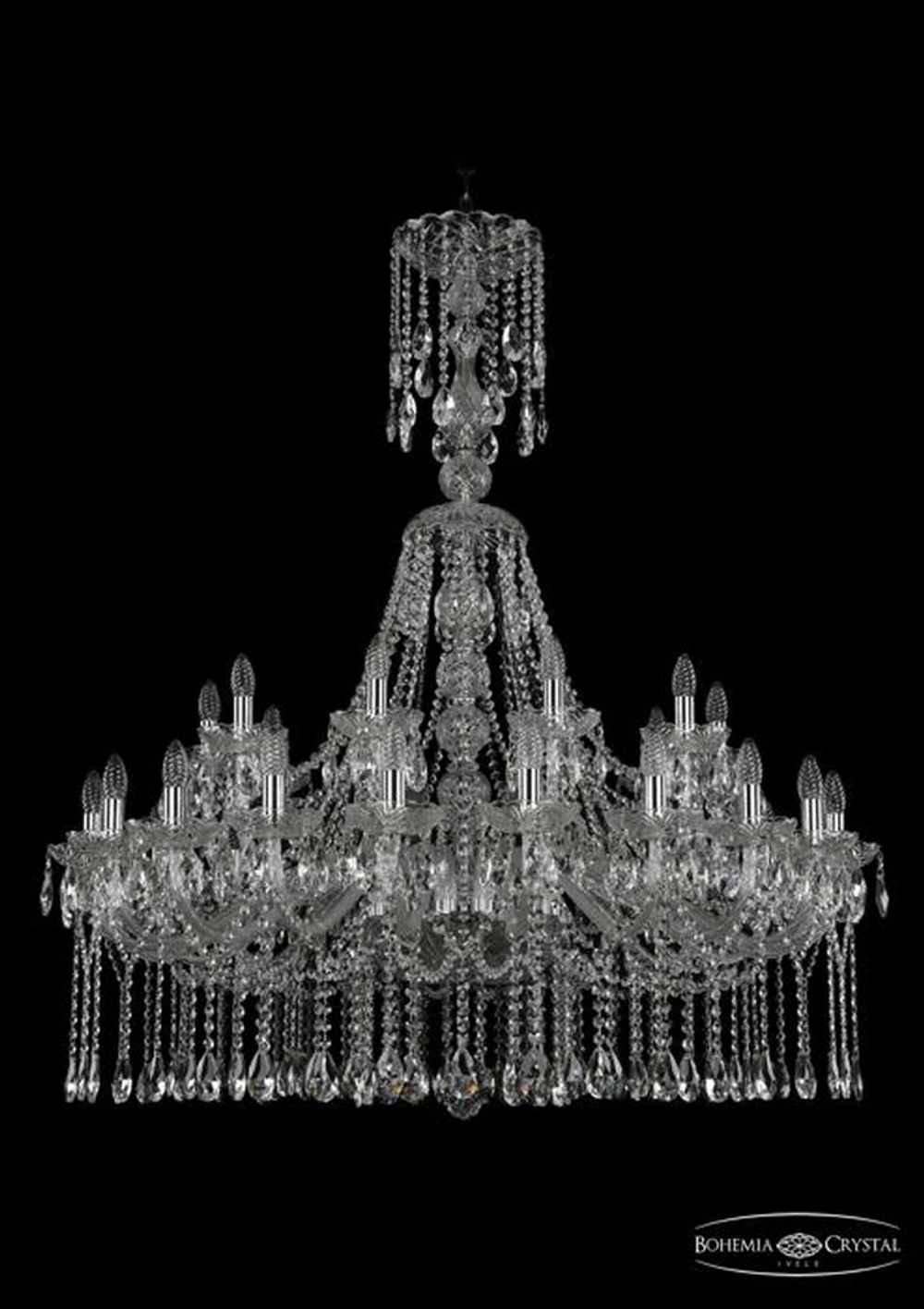 Подвесная люстра Bohemia Ivele 1413/20+10/400/XL-130/Ni