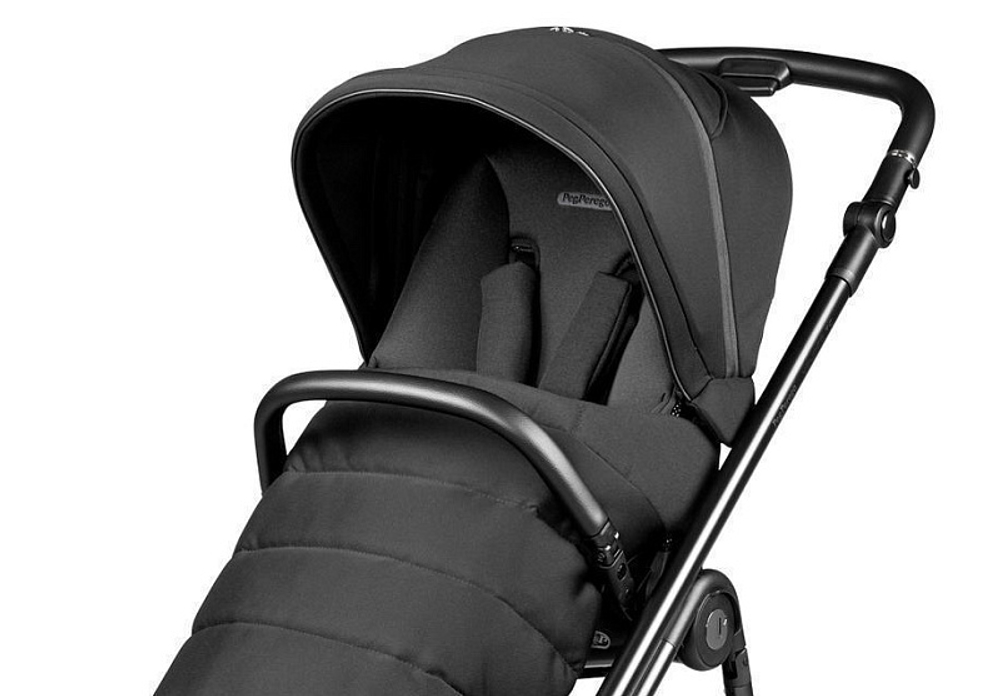 Коляска Peg Perego Veloce New Belvedere 2 в 1 True Black