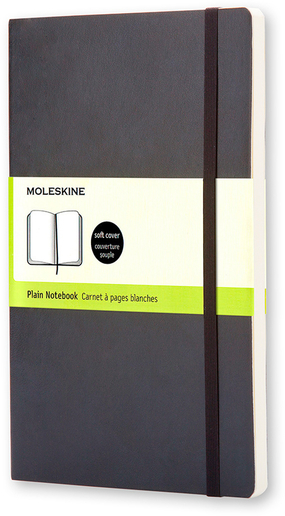 Блокнот Moleskine Classic Soft (QP618) 13х21 см, 192 стр. без линовки, мягкая обложка, черный