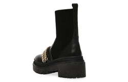 STEVE MADDEN PU, Textile Short Boots Women"s Black