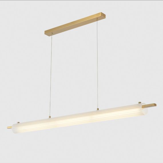 Подвесной светодиодный светильник Crystal Lux Tunnel SP40 Led Brass