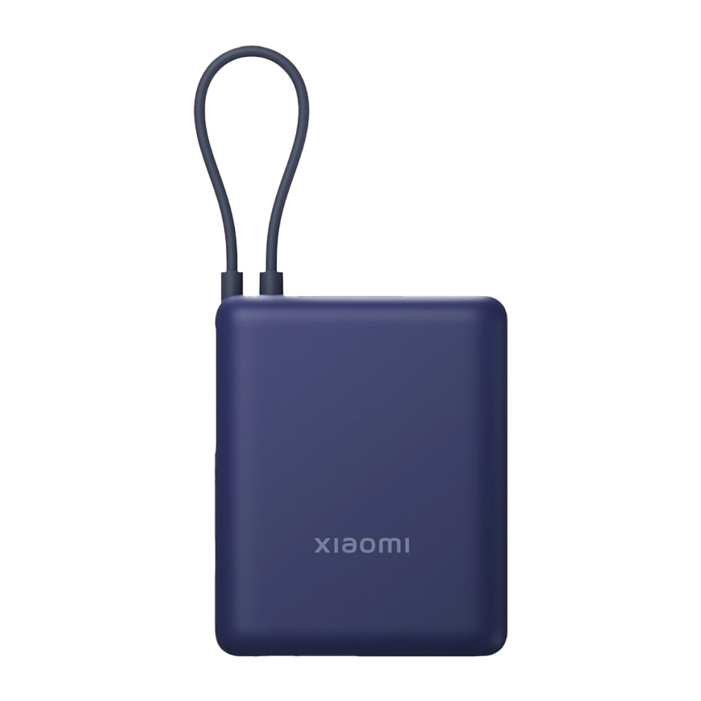 Внешний аккумулятор со встроенным кабелем Xiaomi 33W Power Bank (Integrated Cable) (10000 мА·ч) (версия Global), Синий