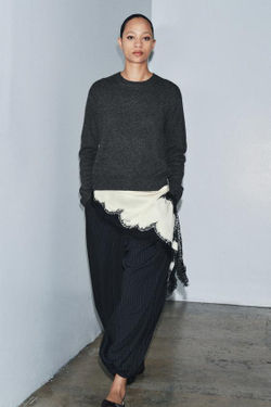 ZARA БРЮКИ-БАГГИ В ПОЛОСКУ — ZW COLLECTION, В ПОЛОСКУ