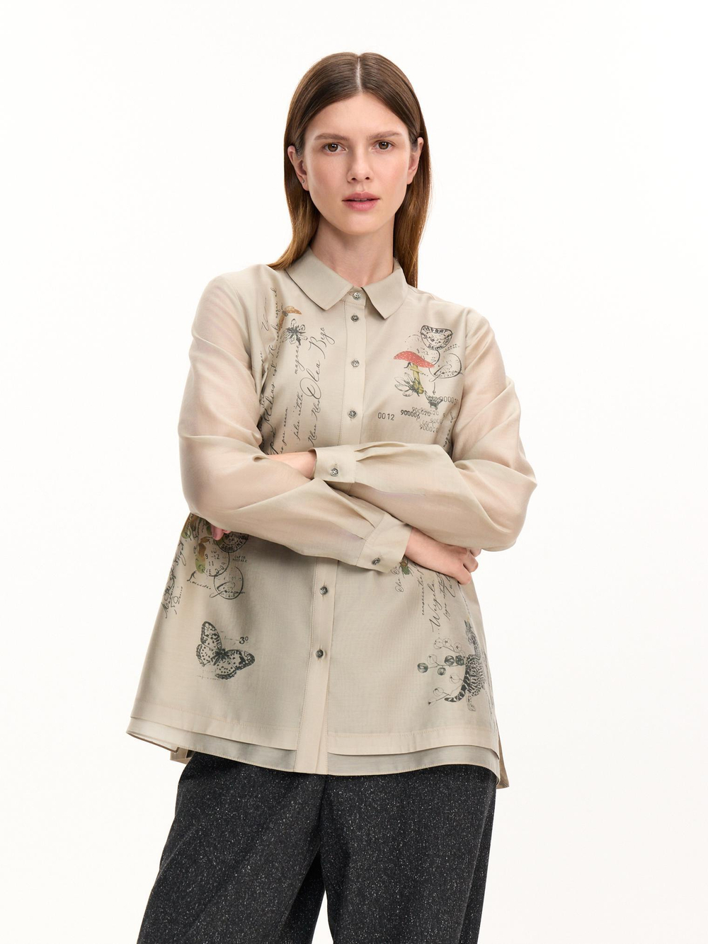 Блузка 2125-013-06 First in Space