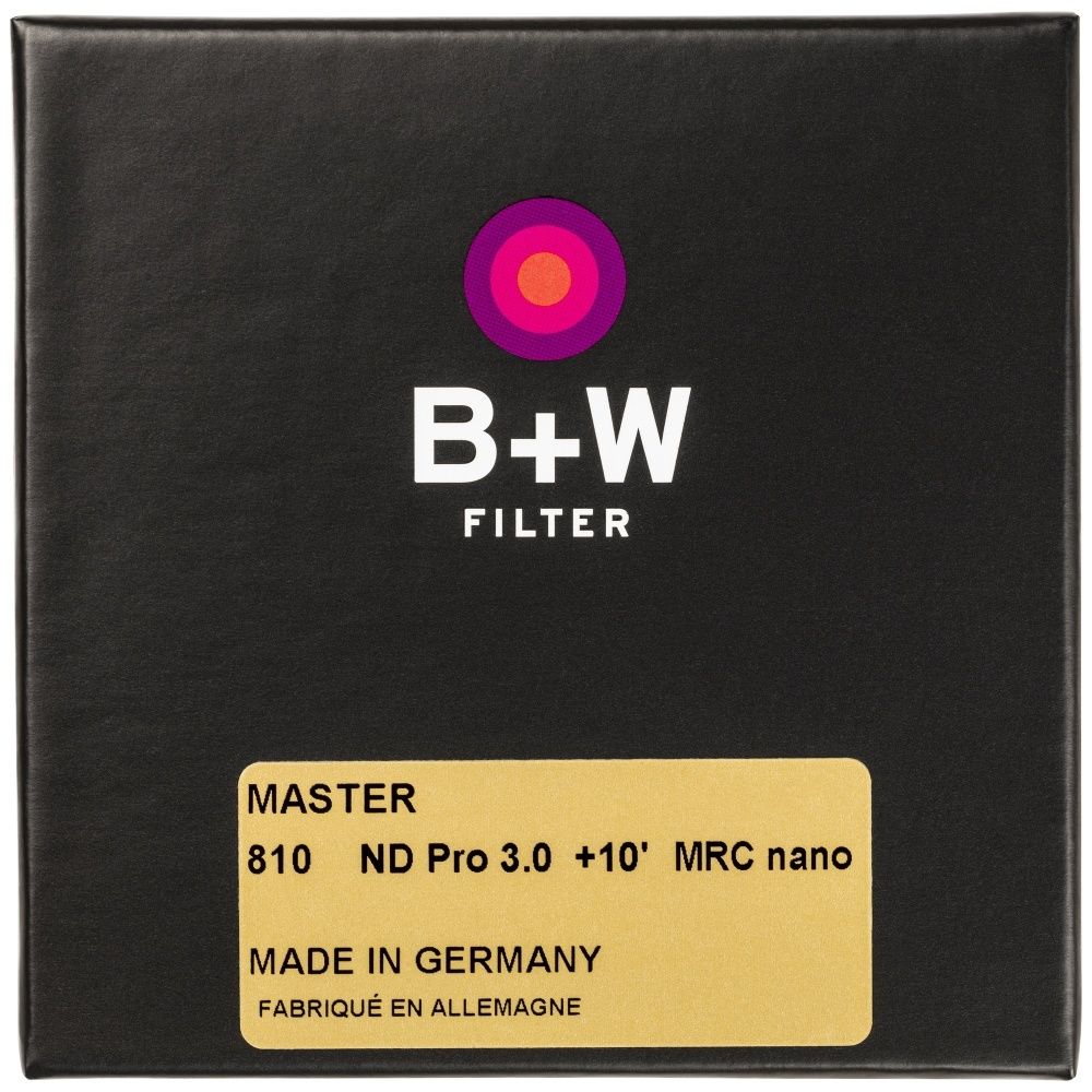 B+W MASTER 810 ND MRC nano 95mm. Светофильтр нейтрально-серый плотности 3.0