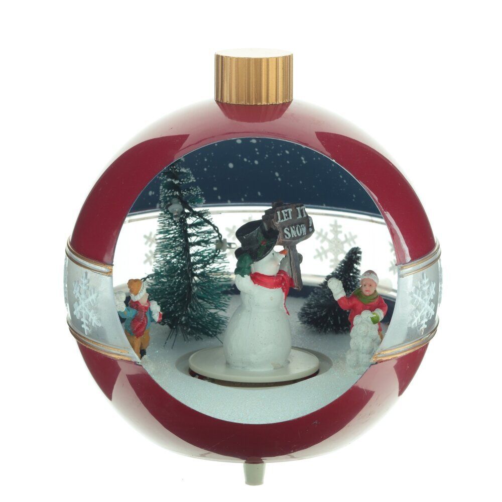 GAEM Фигурка декоративная "Рождество" (4 мелодии, подсвет, движ, 3xAA н/п, +USB), L17 W15 H1