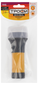 Фонарь Трофи TBP1L 1*LED, пластик, 2xAA, полиб