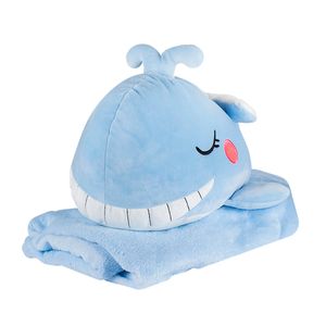 Игрушка Whale Blue с пледом