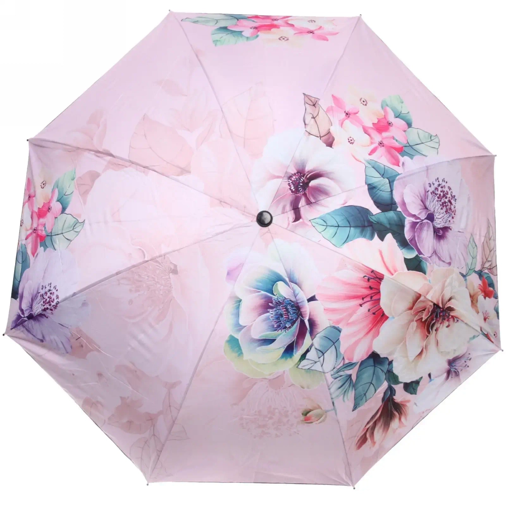 Зонт механический ветроустойчивый, матовая ручка «BESTzontik - Sofi», микс 4 цвета, длина 25см, d-110см