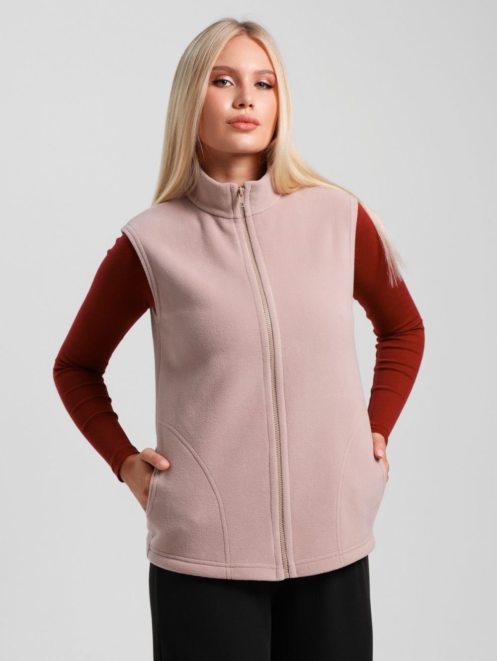 Толстовка (жилетка) Орбита Виотекс КАКАО