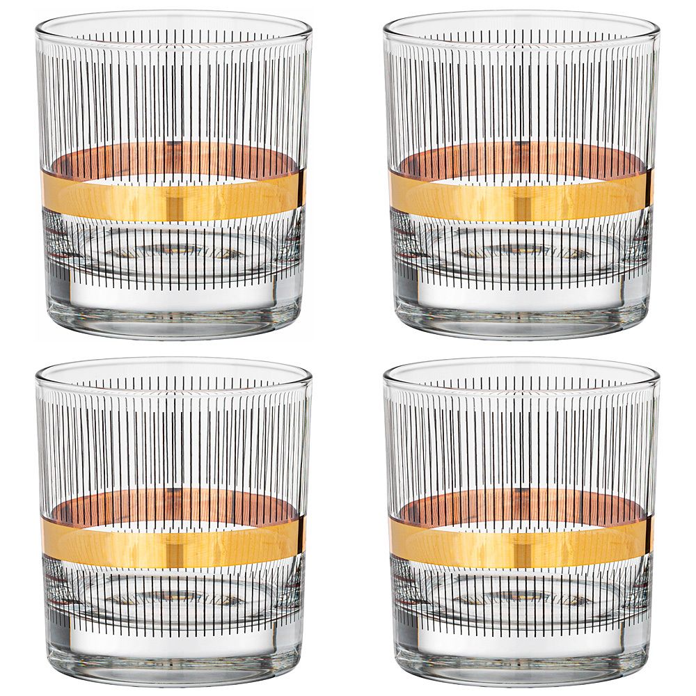 НАБОР СТАКАНОВ "ALLURE" ИЗ 4 ШТУК 380МЛ