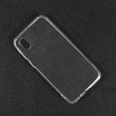 Силиконовый чехол TPU Clear case (толщина 1.0 мм) для Samsung Galaxy A01 Core (Прозрачный)