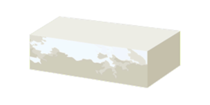 Кирпич силикатный Гулькевичи белый Руст одинарный полнотелый