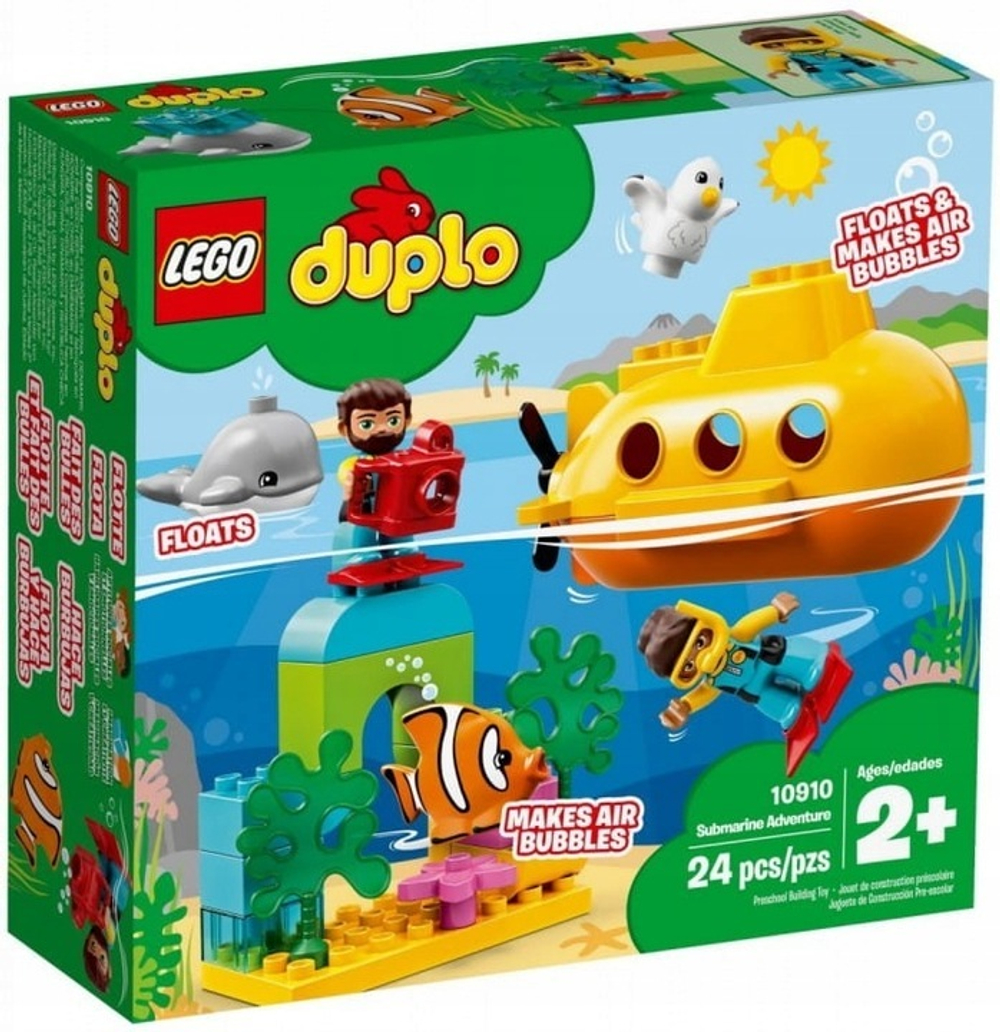 Конструктор LEGO DUPLO 10910 Приключение на подводной лодке купить в Москве  | Доставка по России.