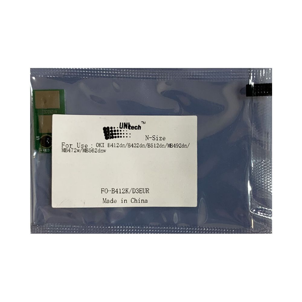 Чип к-жа OKI B432dn/ B412dn/MB472w/MB492dn/MB562dnw (3K,NOT OEM Size) UNItech(Apex)
