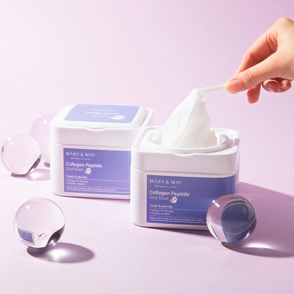 Mary&May Collagen Peptide Vital Mask 30шт