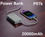 Повербанк (PowerBank) 20000mAh портативный цифровой Awei P97k