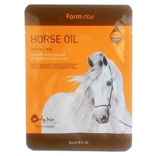 FarmStay Маска тканевая с лошадиным маслом - Visible difference horse oil mask sheet, 23мл