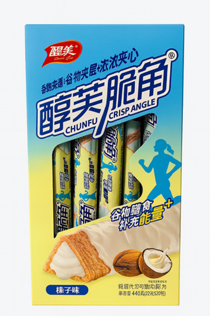 Хрустящие фитнес трубочки с Кокосовой начинкой (20 шт) 440 гр.