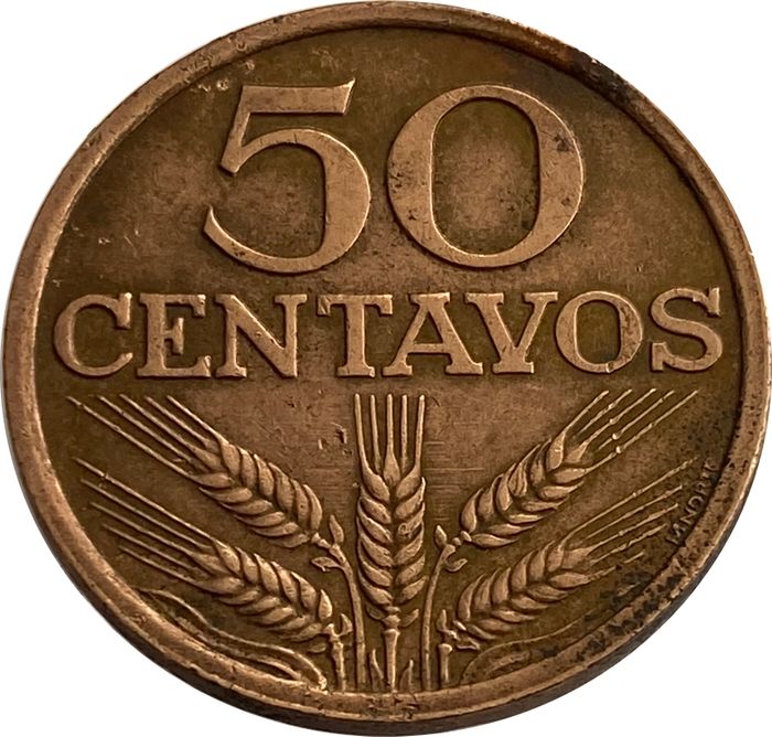50 сентаво 1969-1979 Португалия