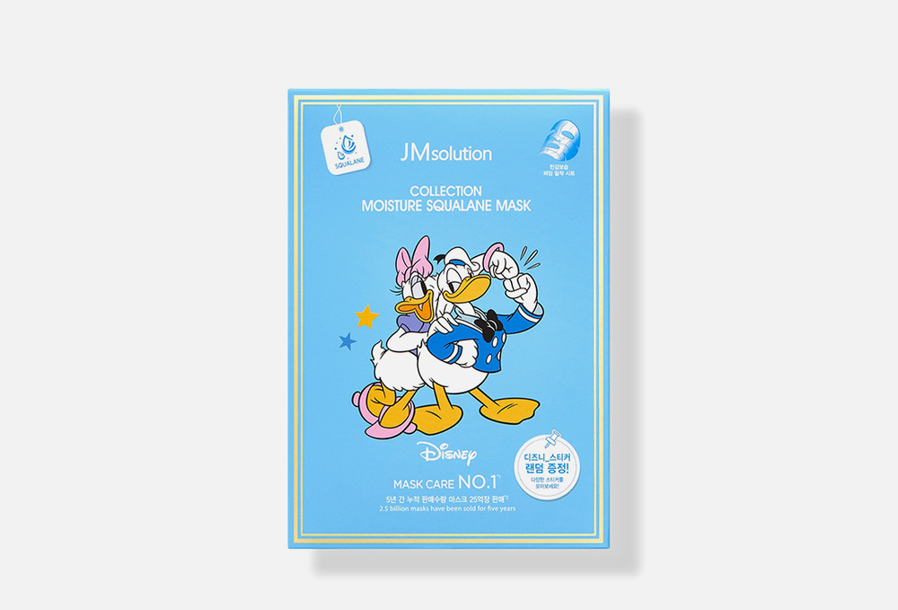 JMSOLUTION Увлажняющая тканевая маска в новом дизайне СО СКВАЛАНОМ Collection Moisture Squalane Mask (30 мл)