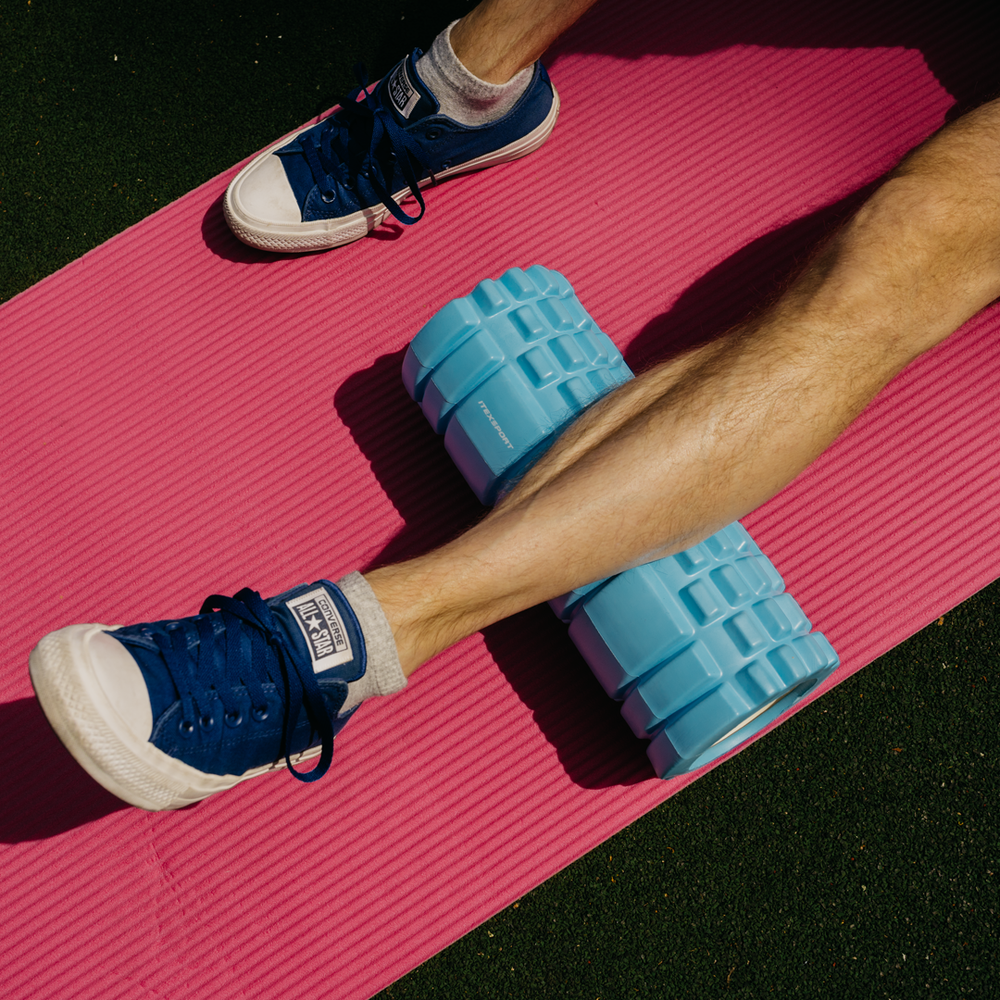 ITEX SPORT ролик массажный МФР голубой (для спины, рук, ног), оптом