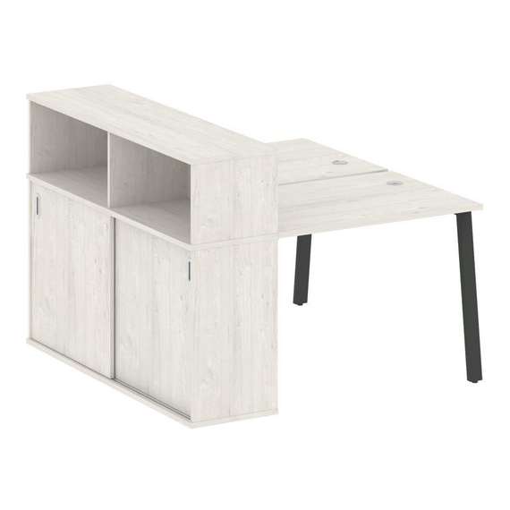 Метал Систем Рабочая станция с шкафом-купе на А-образном м/к БА.РС-СШК-2.1 Т