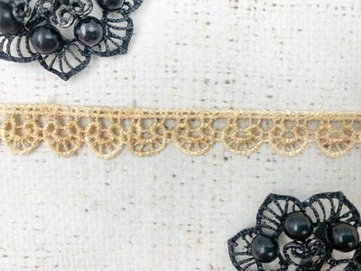 Кружево плетеное, ш. 1,4 см