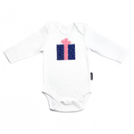 Комплект – боди с аппликацией, блумеры и моксы