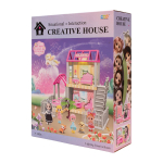 Дом для куклы с фигуркой и аксессуарами, коробка 666-9P-1