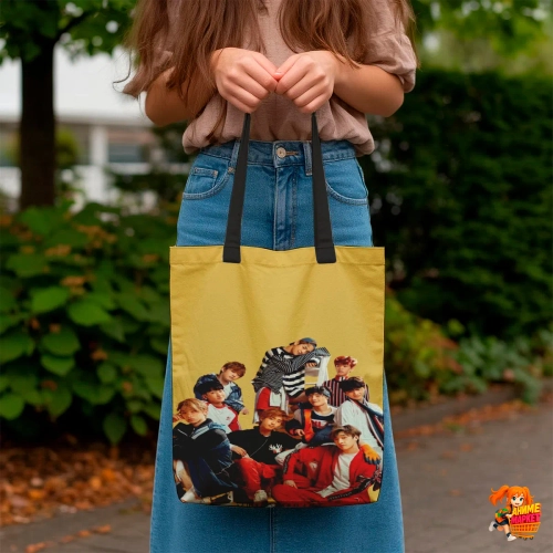 Сумка шоппер с принтом Stray Kids